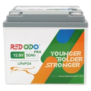 Redodo 12.8В 50А•г 50А Літієва акумуляторна батарея