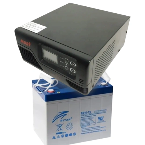 MUST EP20-R600W + 12V 75Ah DG12-75 Комплект ДБЖ + АКБ