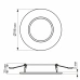 VIDEX 4W 5000K 220V LED светильник Back круглый - 2
