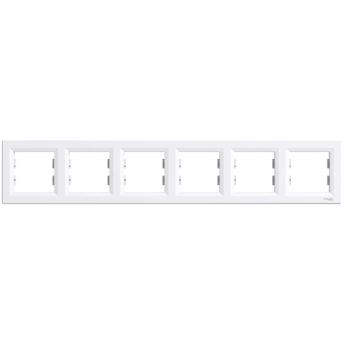 Schneider Electric ASFORA EPH5800621 Рамка 6-місна горизонтальна біла