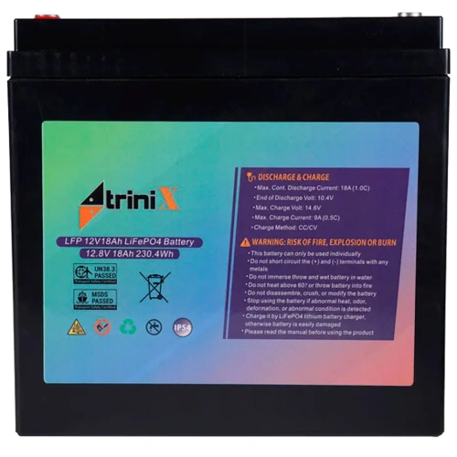 TRINIX LFP 12V18Ah LiFePo4 Акумуляторна батарея