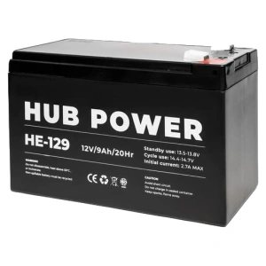 Hub Power HE-129 12V 9AH Акумуляторна батарея