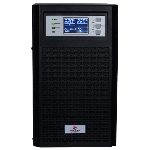 Kraft KRF-T3000VA/2400W(LCD) Pro Online Джерело безперебійного живлення