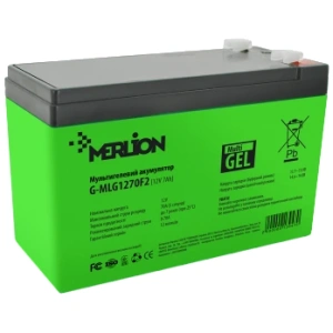 MERLION G-MLG1270F2 7A•г 12В мультигель Свинцево-кислотна акумуляторна батарея