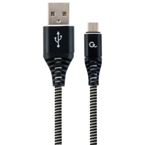 Cablexpert CC-USB2B-AMmBM-2M-BW USB 2.0/Micro B 2м Кабель