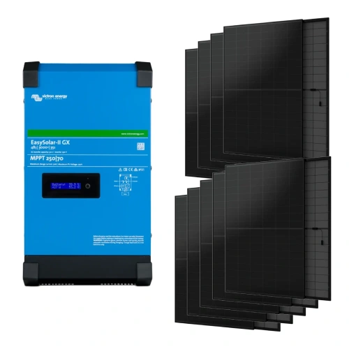 Victron Energy EasySolar-II GX 48/3000/35-32 + AIKO-A445-MAH54Mb 2.4 кВт Система автономного живлення однофазна