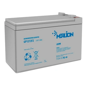 MERLION GP1272F2 7.2А•г 12В Свинцево-кислотна акумуляторна батарея
