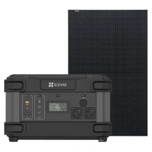 Ezviz CS-PS1300 (CN066)(FR) + Risen Solar RSM40-8-400MB Full Black Система автономного живлення однофазна