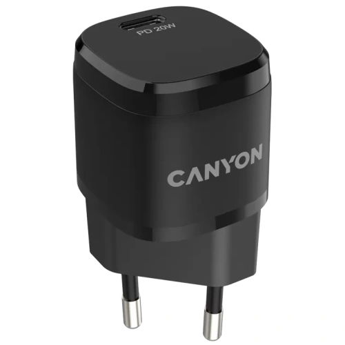Canyon H-08 black (PD 20W) Мережевий зарядний пристрiй