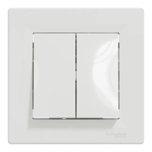 Schneider Electric ASFORA EPH0600121 Вимикач 2-кл. білий прохідний