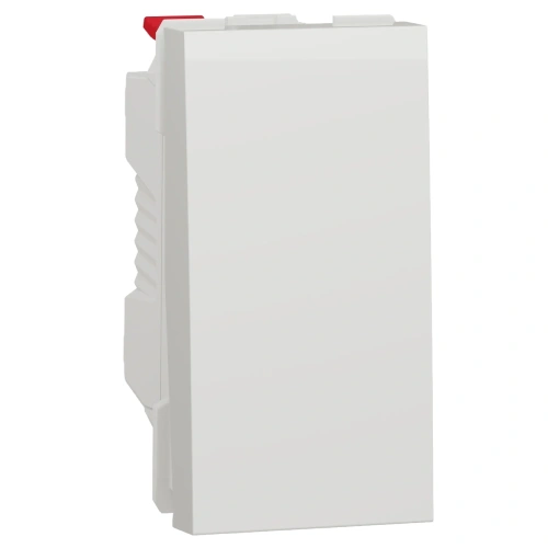 Schneider Electric New Unica NU310118 Вимикач 1-клавішний схема 1, 10А, 1 модуль білий