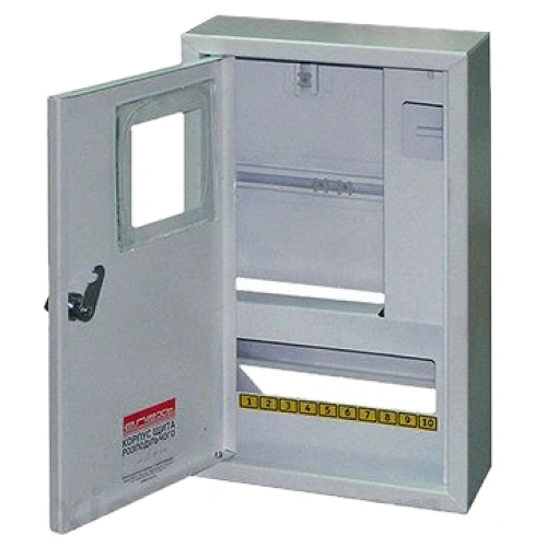 E.NEXT e.mbox.stand.n.f3.12.z Шафа металева, під 3-ф. лічильник, 12 мод., навісна, з замком