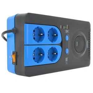 Green Wave Winchester 500VA (350Вт) Стабілізатор напруги релейний 4xShuko, DC140-260V, AC220±8%, BOX