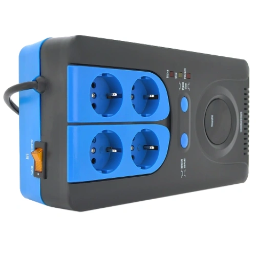 Green Wave Winchester 500VA (350Вт) Стабілізатор напруги релейний 4xShuko, DC140-260V, AC220±8%, BOX