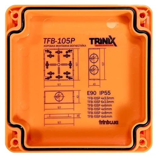 Trinix TFB-105P 4x3.5 Огнестойкая распределительная коробка