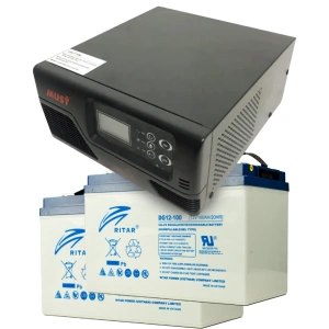 MUST EP20-R1000W + 2x 12V 100Ah DG12-100 Комплект ДБЖ + АКБ