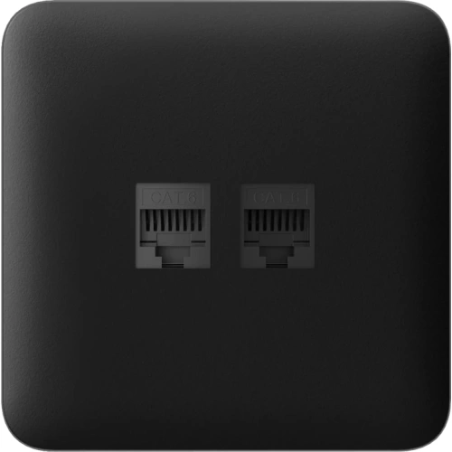 Ajax SoloCover (LAN) black Фронтальна панель