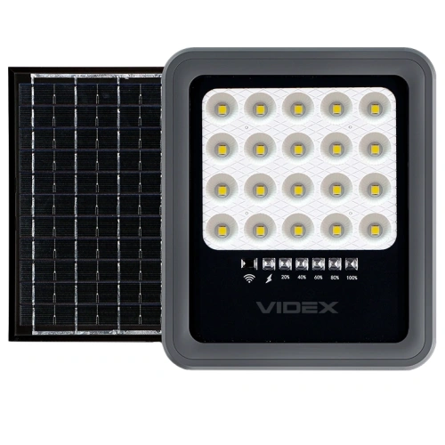 VIDEX 500Lm 5000K 3.2 V LED прожектор автономний