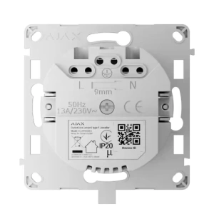 Ajax OutletCore (smart) [type F] [55] (8EU) Реле керування розеткою