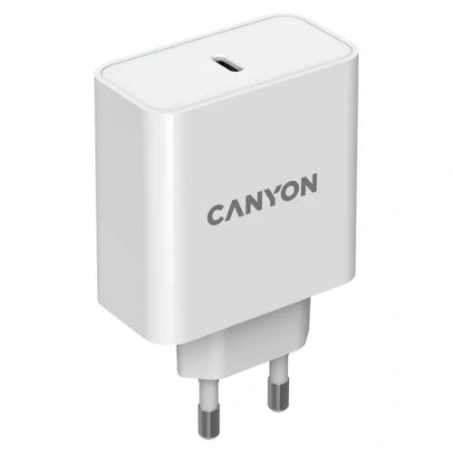 Canyon H-65 white (GAN 65W) Мережевий зарядний пристрiй