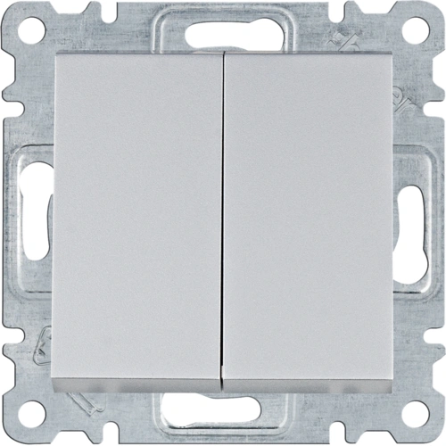 Hager Lumina WL0042 Вимикач 2-клавішний