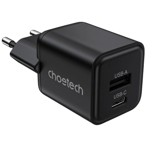 Choetech PD5012 mini Black PD30W GAN A+C Адаптер