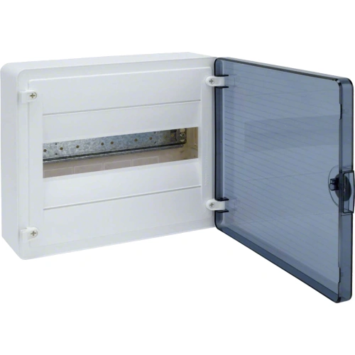 Hager GOLF VS112TD Щит 12 модулів прозорі дверцята (накладна установка)