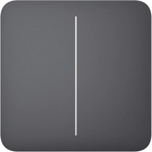 Ajax SoloButton (2-gang) [55] graphite кнопка Кнопка двоклавішного вимикача