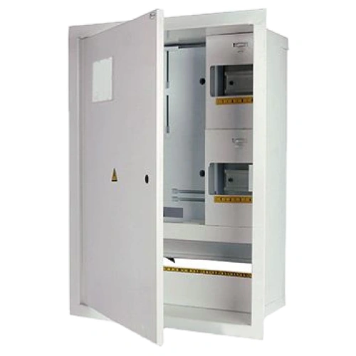 E.NEXT e.mbox.stand.w.f3.24.z Шафа металевий, під 3-ф. лічильник, 24 мод., що вбудовується, з замком