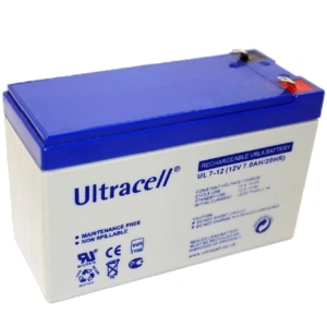 Ultracell UL7-12 7A•г 12В Свинцево-кислотна акумуляторна батарея