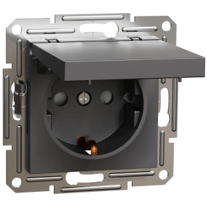 Schneider Electric Asfora EPH3100171 Розетка антрацит