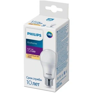 Philips Ecohome LED E27830 Лампочка Bulb 15W 1350lm