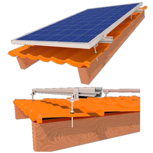 StringSetter SS-XL-M 10 кріплення 10 сонячних панелей до 1145мм металочерепиця, шифер Комплект