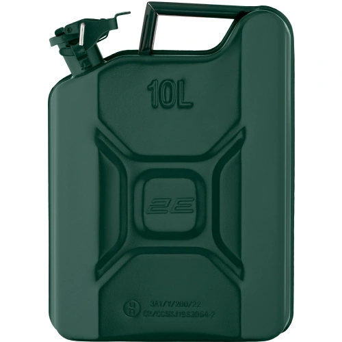 2E Каністра паливна вертикальна 10л метал 0.8мм 2.3кг