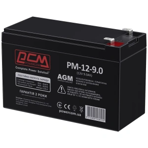 Powercom AGM 9Ah 12V Акумуляторна батарея