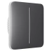 Ajax SoloButton (2-gang) grey Кнопка двоклавішного вимикача - 1