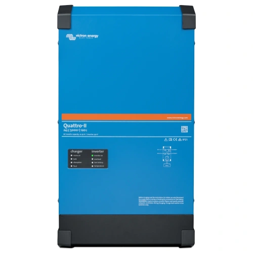 VictronEnergy Quattro-II 24/5000/120-50/50 однофазний чиста синусоїда Інвертор