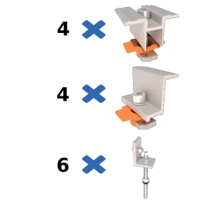 MetalTile III Комплект кріплень до металочерепиці