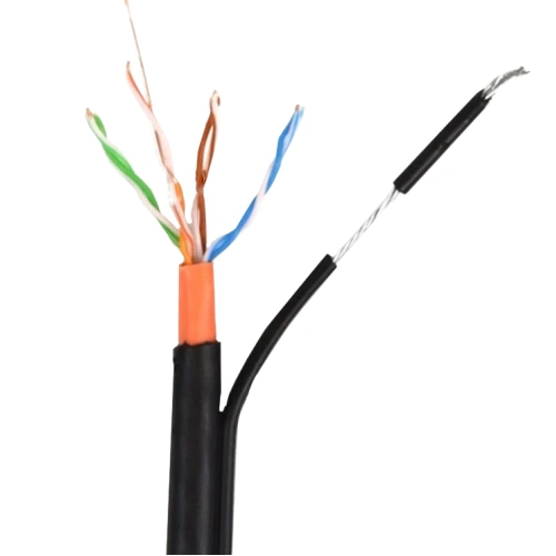 GoldMine GM UTP 4*2*0.5-CU PVC PE MT кат.5е Кабель (UTP мідь зовнішній з тросом, що несе) бухта 305м