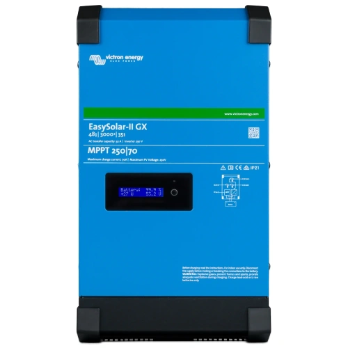 Victron Energy EasySolar-II GX 48/3000/35-32 MPPT 250/70 сонячний однофазний чиста синусоїда Інвертор