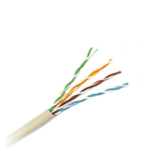 (UTP медь внут) 4х2х0.50 КПВ-ОП (350) кат.5е, бухта 305м Кабель OK-Net