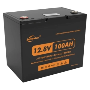 JSDS LiFePO4 12100LED 12.8В 100А•г Літієва акумуляторна батарея