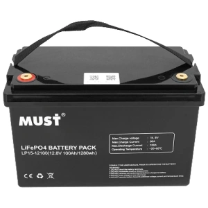 Must LiFePO4 12.8В 100А•г Літієва акумуляторна батарея