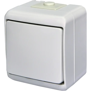 ETI Hermetics 4668000 Вимикач 1-клавішний накладний, білий, IP 54