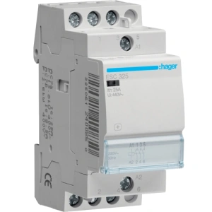 Hager ESC325 Контактор 25A 230В 3нв 2мод