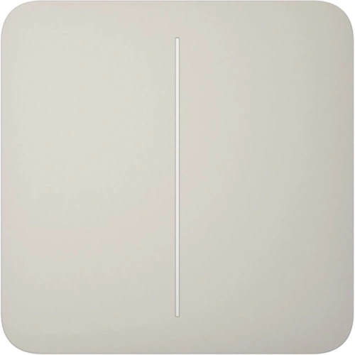 Ajax SoloButton (2-gang) [55] oyster Кнопка двоклавішного вимикача