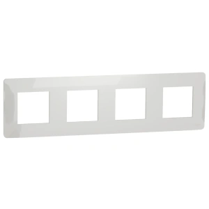 Schneider Electric New Unica NU200818 Рамка 4-постова, білий
