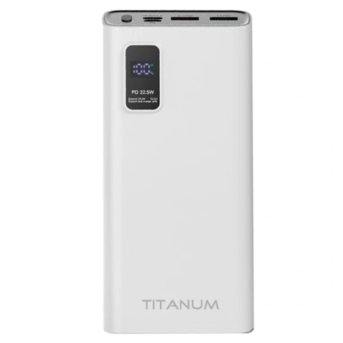 TITANUM 727S White 20 000 мА•г Повербанк