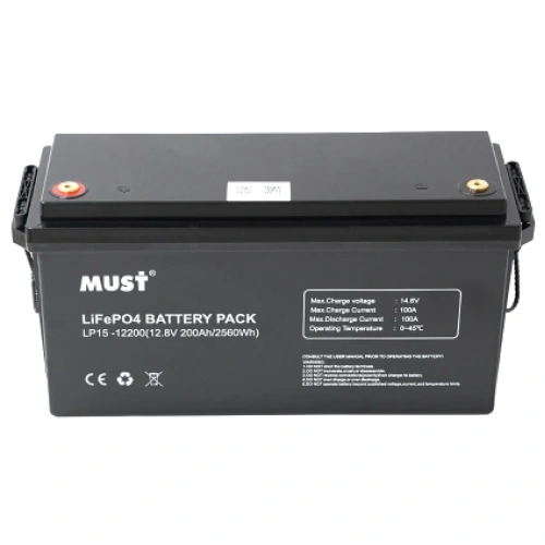 Must LP15-12200 12.8В 200А•г Літієва акумуляторна батарея