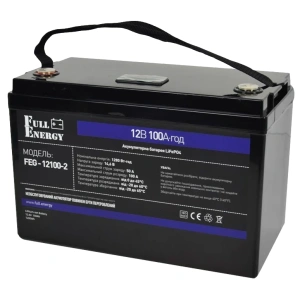 Full Energy FEG-12100-2 LiFePO4 12В 100А•г Літієва акумуляторна батарея